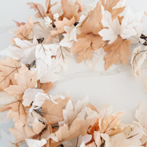 Creamy Neutral Fall Garland