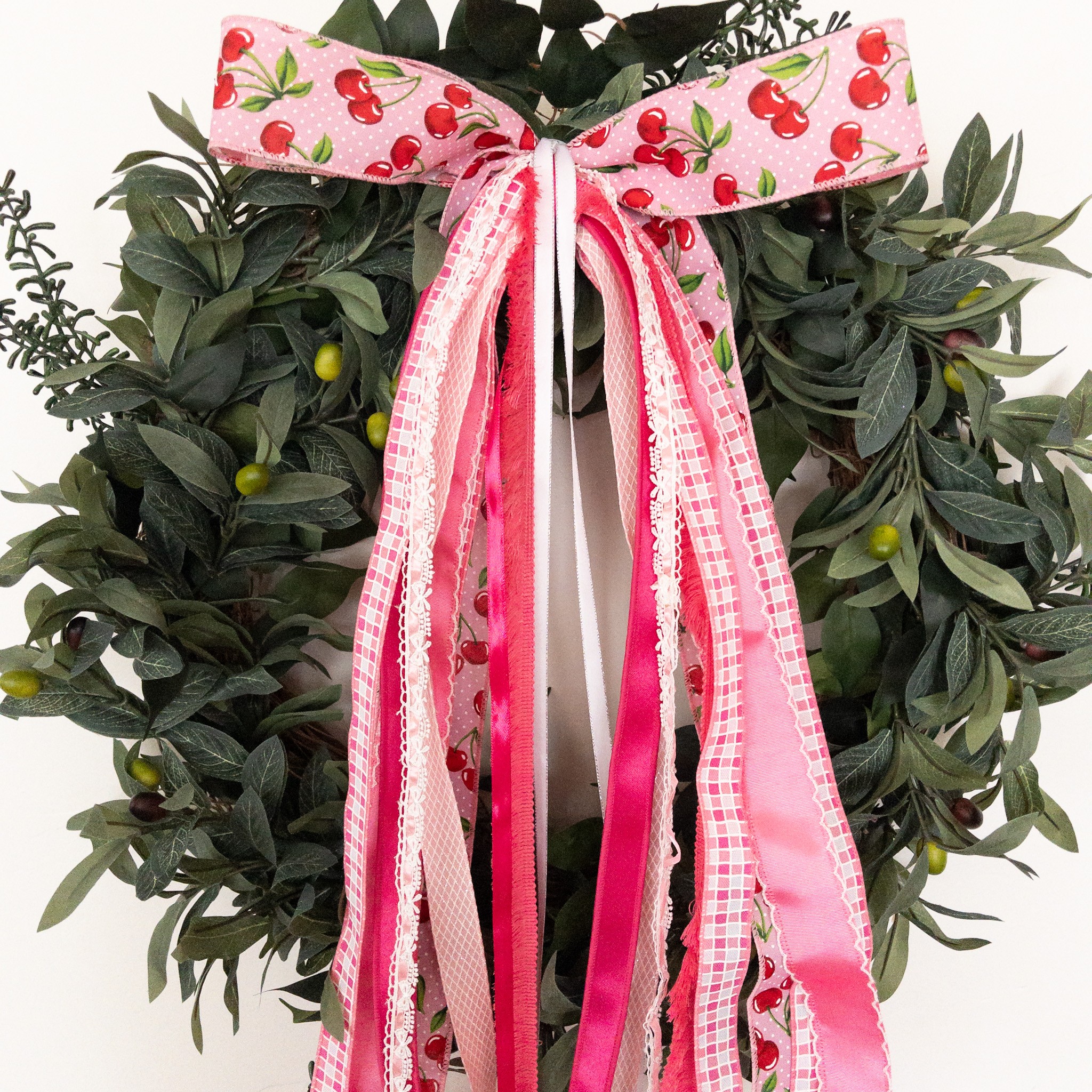 Cherry on Top Bow- Long 30"