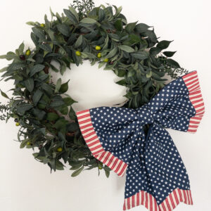 Stars and Stripes Fabric Bow